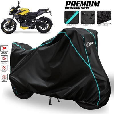 AutoGalaxy Waterproof Two Wheeler Cover for Bajaj(Pulsar NS 200, Black)