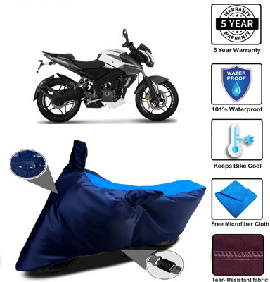 MISSION COLLECTION Waterproof Two Wheeler Cover for Bajaj(Pulsar 150 DTS-i, Blue)
