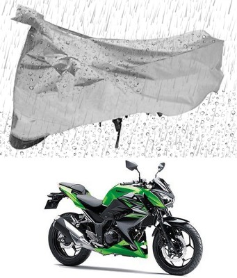 Genipap Two Wheeler Cover for Kawasaki(Z250, Silver)