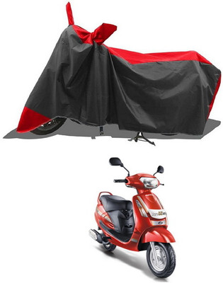 PAGORA Waterproof Two Wheeler Cover for Mahindra(Duro, Red, Black)
