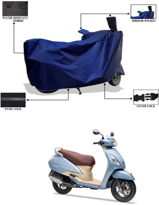 PAGORA Waterproof Two Wheeler Cover for TVS(Jupiter Grande, Blue)
