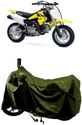 SUGASHRI Waterproof Two Wheeler Cover for Suzuki(DR-Z50 BS6, Green)
