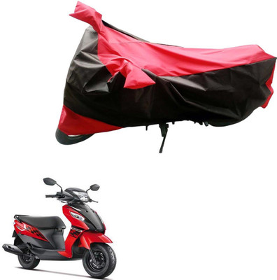 MMSSTAR Waterproof Two Wheeler Cover for Suzuki(Let's, Black, Blue)