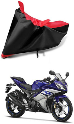 AutoGalaxy Waterproof Two Wheeler Cover for Yamaha(YZF-R15 V2, Red, Black)