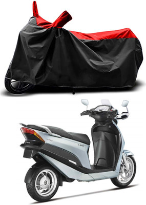 Fastak Two Wheeler Cover for Hero(Leap Hybrid SES, Red)