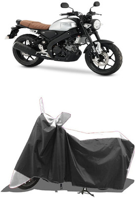SUGASHRI Waterproof Two Wheeler Cover for Yamaha(XSR155 BS6, White, Black)