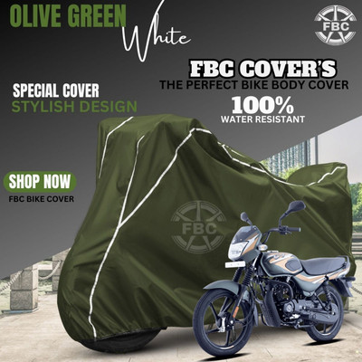 AUTOCAD Waterproof Two Wheeler Cover for Bajaj(CT 100, White)