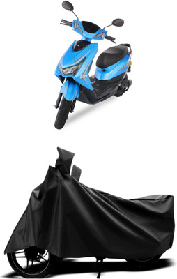 taru Two Wheeler Cover for Ampere(E Lite, Black)