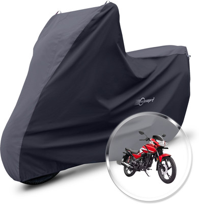 Neodrift Two Wheeler Cover for Honda(CB Shine, Grey, Black)