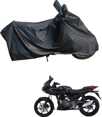 Motodreka Waterproof Two Wheeler Cover for Bajaj(Pulsar 180F BS6, Black)
