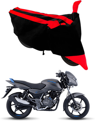 Furious3D Two Wheeler Cover for Bajaj(Pulsar 125, Red, Black)