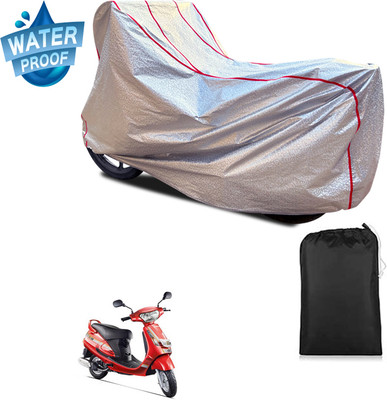PAGORA Waterproof Two Wheeler Cover for Mahindra(Duro DZ, Silver)