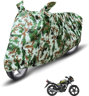 MOCKHE Waterproof Two Wheeler Cover for TVS(Star City, Green)