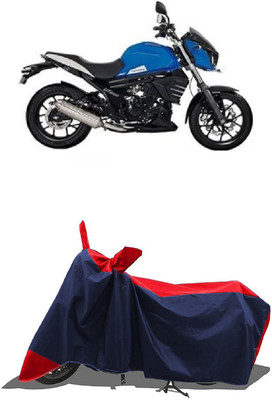 SUGASHRI Waterproof Two Wheeler Cover for Mahindra(Mojo UT 300, Red, Blue)