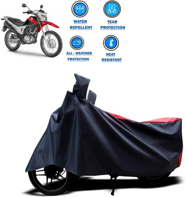 DeepShakshi AUTOMOTIVE Two Wheeler Cover for Honda(NXR 160, Red, Black)