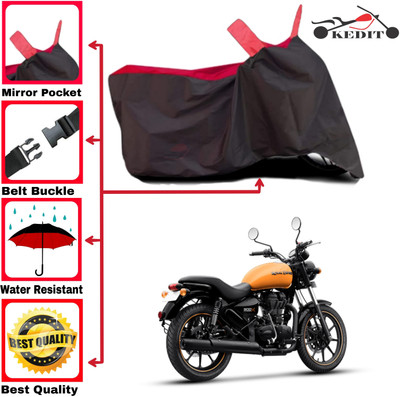 AASHTIK MART Two Wheeler Cover for Royal Enfield(Thunderbird 500, Red, Black)