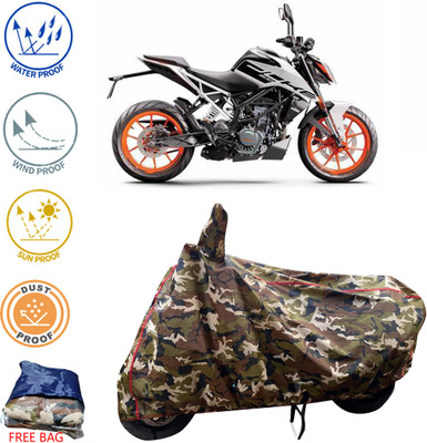 FAMEXON Waterproof Two Wheeler Cover for Bajaj(Blade 125, Multicolor)