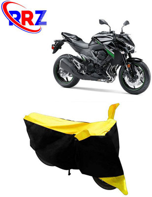 RRZ Waterproof Two Wheeler Cover for Kawasaki(Z800, Black, Yellow)