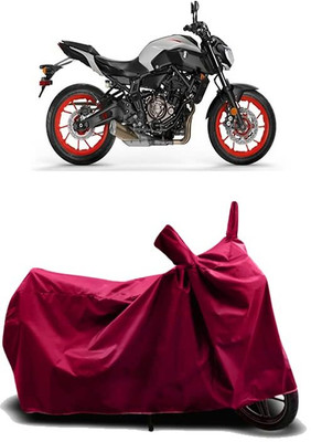 AASHTIK AMRT Two Wheeler Cover for Yamaha(MT 07, Maroon)
