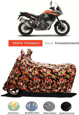 Amexride Two Wheeler Cover for KTM(1050 Adventure, Multicolor)
