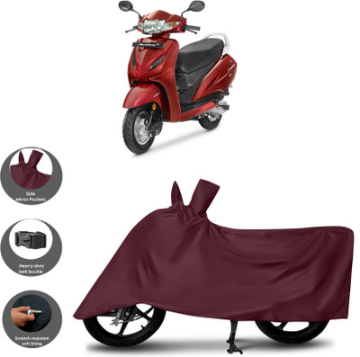 WMIZEXA Waterproof Two Wheeler Cover for Honda(Activa 5G, Maroon)