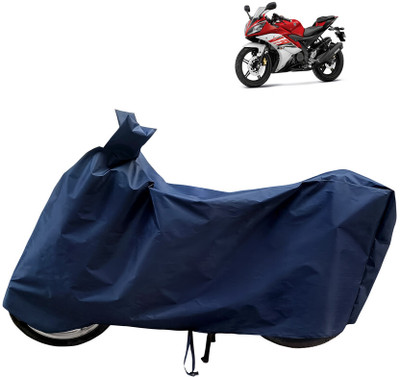 Horseyaart Waterproof Two Wheeler Cover for Yamaha(YZF-R15 V2, Blue)