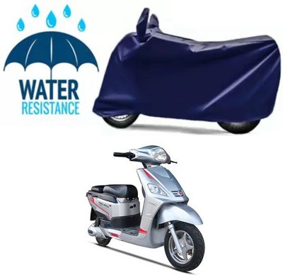 Furious3D Two Wheeler Cover for Hero(Electric NYX e5, Blue)