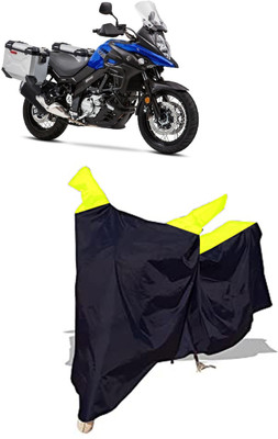 Amexride Two Wheeler Cover for Suzuki(V-Strom 650 XT, Multicolor)