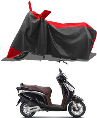 KEDIT Two Wheeler Cover for Universal For Bike(Aviator, Red, Black)