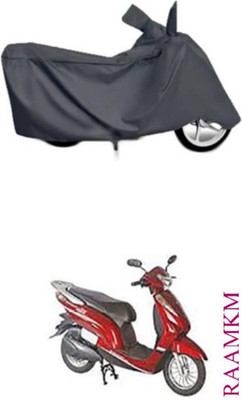 RAAMKM Two Wheeler Cover for Hero, Honda, Bajaj, Ather, TVS, Yamaha(Apache RTR 200 Fi E100, Grey)