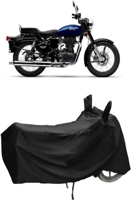 Autoprime Two Wheeler Cover for Royal Enfield(Bullet Electra Twinspark, Black)