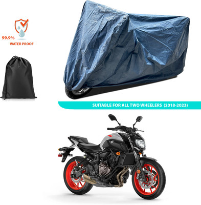 PAGORA Waterproof Two Wheeler Cover for Yamaha(MT 07, Blue)