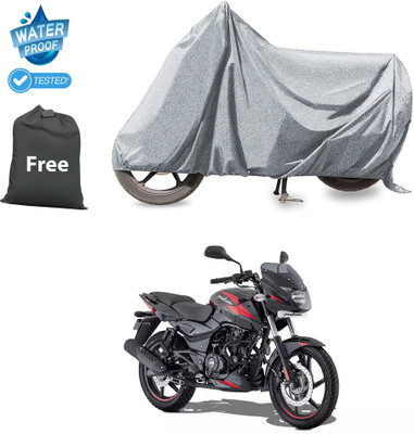 GOSHIV-car and bike accessories Waterproof Two Wheeler Cover for Bajaj(Pulsar 150, Silver)