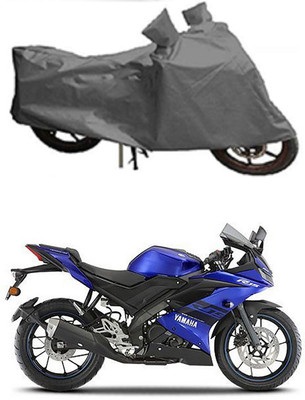 MMSSTAR Waterproof Two Wheeler Cover for Yamaha(YZF R15 V3, Grey)