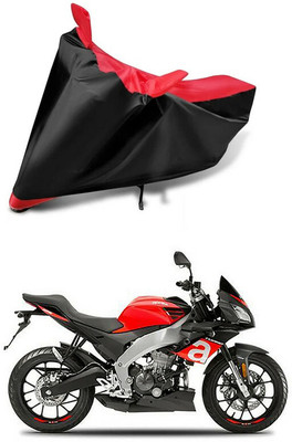 AutoGalaxy Waterproof Two Wheeler Cover for Aprilia(Tuono 150, Red, Black)