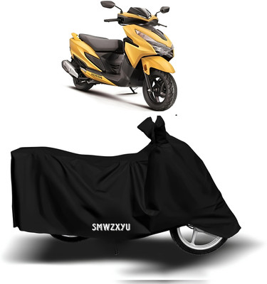 SK AUTO Waterproof Two Wheeler Cover for Honda(Grazia BS6, Black)
