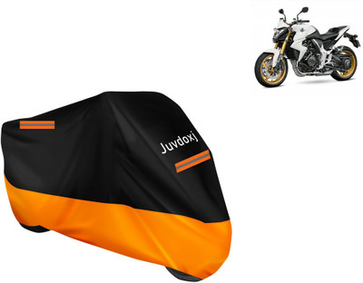 Juvdoxj Waterproof Two Wheeler Cover for Honda(CBF 1000, Orange)