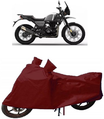 GANPRA Two Wheeler Cover for Royal Enfield(Himalayan, Maroon)