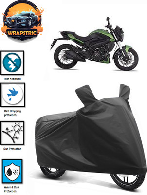 WRAPSTRIC Waterproof Two Wheeler Cover for Bajaj(Dominar 400, Black)