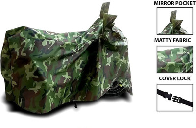 AUTOCAD Waterproof Two Wheeler Cover for Bajaj(Avenger Cruise 220 BS6, Green)