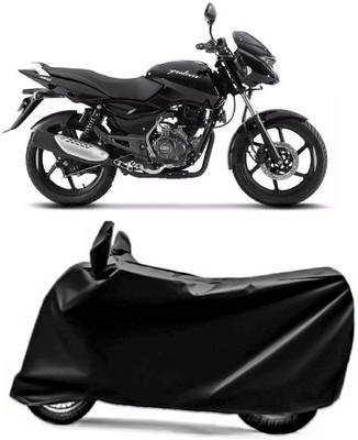 V VINTON Two Wheeler Cover for Bajaj(Pulsar, Black)