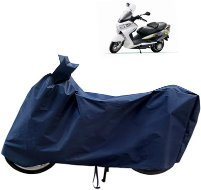 Horseyaart Waterproof Two Wheeler Cover for Suzuki(Burgman Electric, Blue)