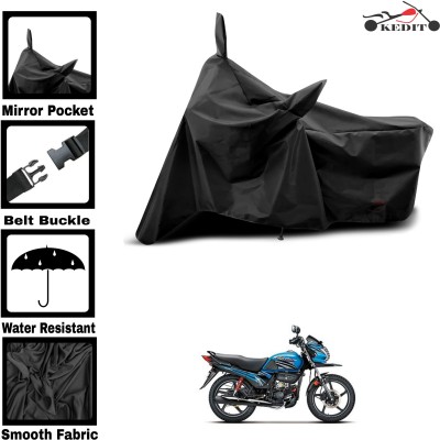 KEDIT Two Wheeler Cover for Universal For Bike(Passion Pro TR, Black)