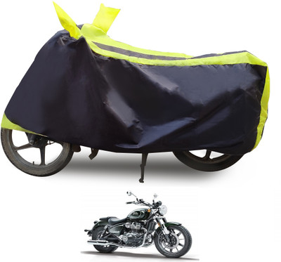 Euro Care Waterproof Two Wheeler Cover for Royal Enfield(Meteor, Yellow)