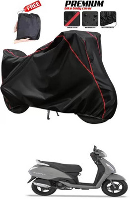 DeepShakshi AUTOMOTIVE Two Wheeler Cover for TVS(Jupiter, Black)