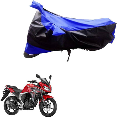 Mdstar Waterproof Two Wheeler Cover for Yamaha(R15 s, Black, Blue)