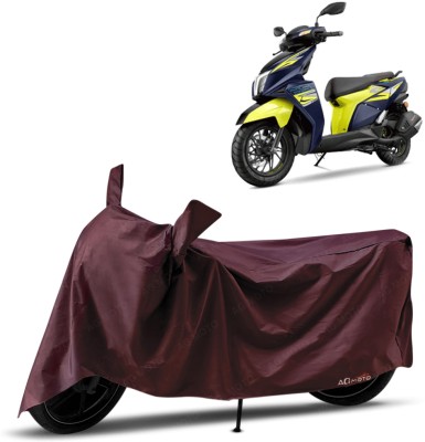 AG MOTO Two Wheeler Cover for TVS(Ntorq 125, Maroon)