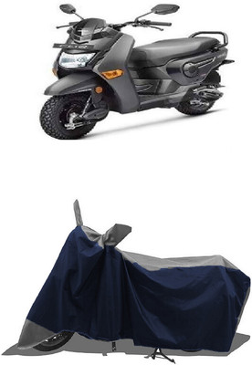 SUGASHRI Waterproof Two Wheeler Cover for Honda(Cliq, Grey, Blue)