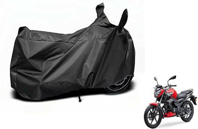 RAAMKM Waterproof Two Wheeler Cover for TVS(Raider, Black)