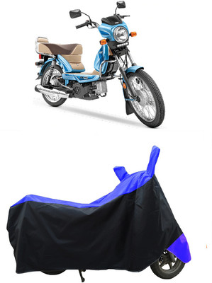 Coxtor Waterproof Two Wheeler Cover for TVS(Heavy Duty BS6, Blue)